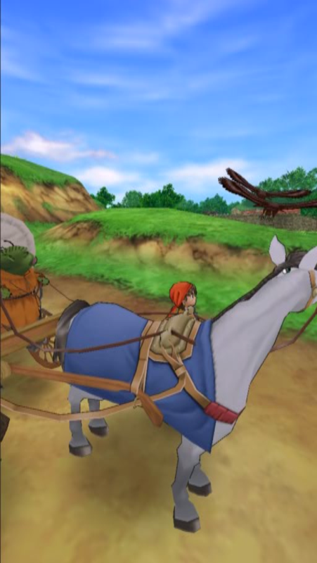 Dragon Quest VIII: Journey of the Cursed King (iPhone) screenshot: Some scenes are presented as pre-rendered video.