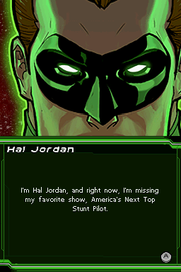 Green Lantern: Rise of the Manhunters (Nintendo DS) screenshot: Intro