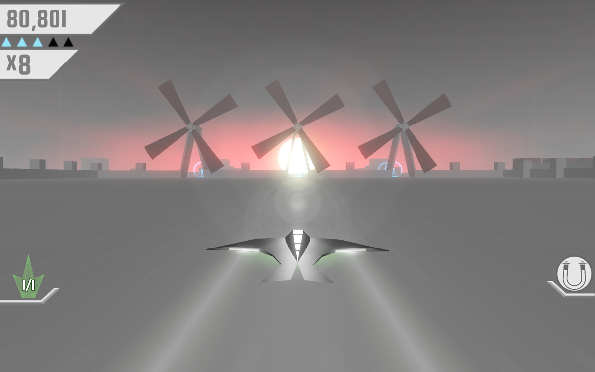 Race the Sun (Windows) screenshot: I keep a jump ready for a last moment maneuver.