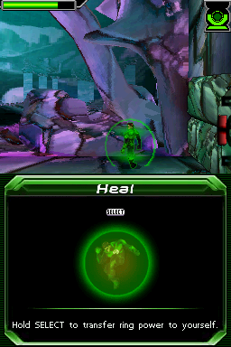 Green Lantern: Rise of the Manhunters (Nintendo DS) screenshot: Healing