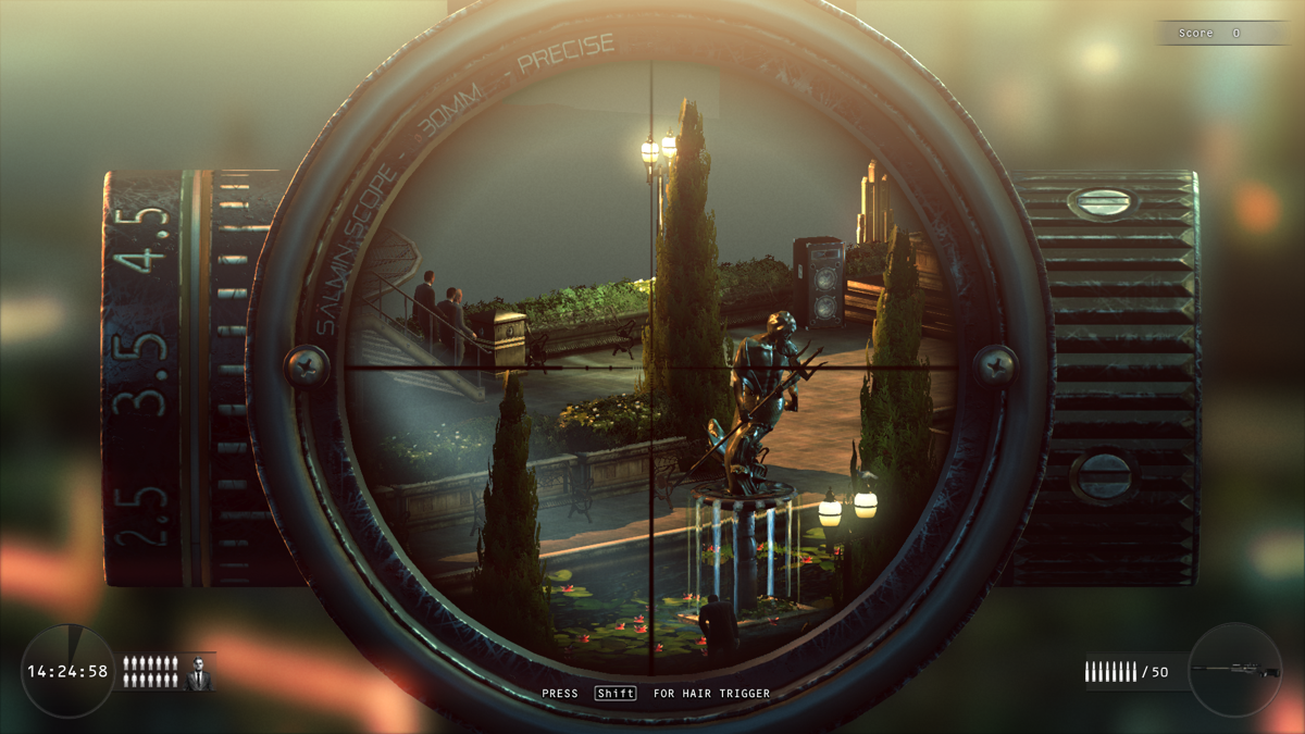 Hitman: Sniper Challenge (Windows) screenshot: Main target has arrived