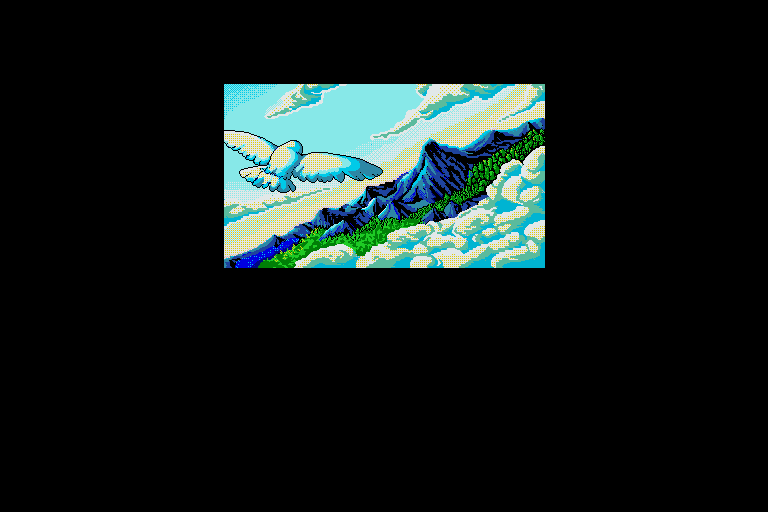 Dragon Slayer: The Legend of Heroes (Sharp X68000) screenshot: Animated intro