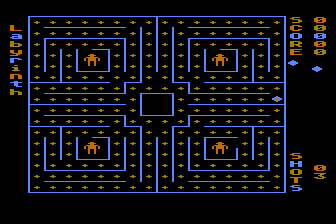 Labyrinth (Atari 8-bit) screenshot: Starting the Level