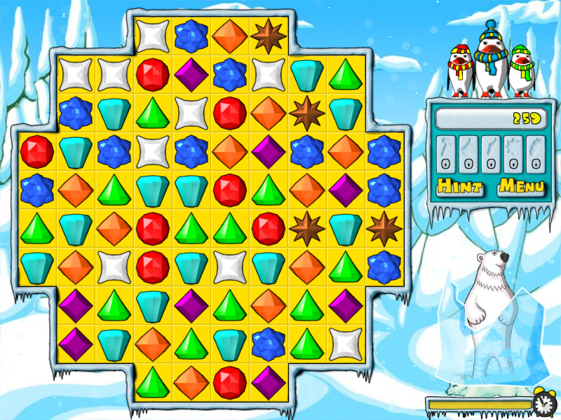Ice Puzzle Deluxe (Windows) screenshot: Start level two in quest game