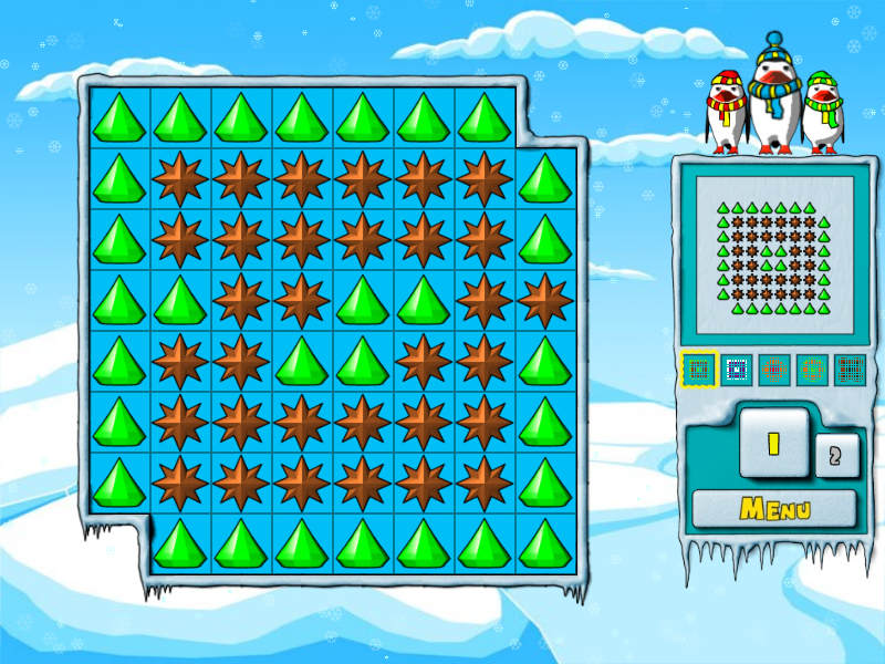 Ice Puzzle Deluxe (Windows) screenshot: Start logic mode
