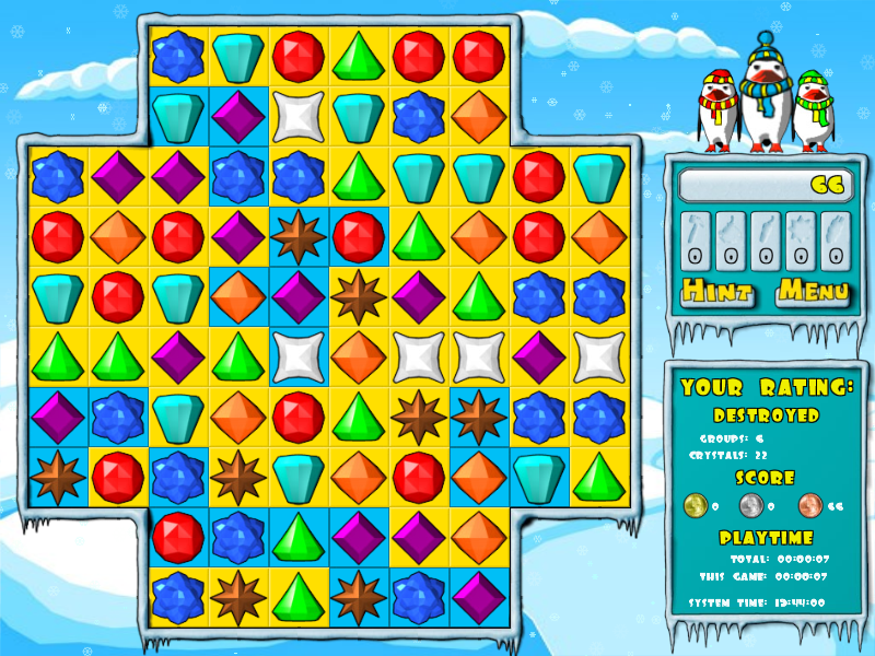 Ice Puzzle Deluxe (Windows) screenshot: Relax mode