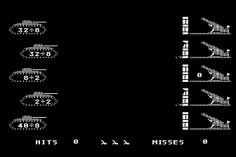 Demolition Division (Atari 8-bit) screenshot: Tanks Approach