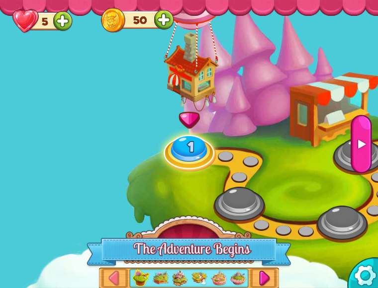 Screenshot of Cookie Jam (Browser, 2014) - MobyGames