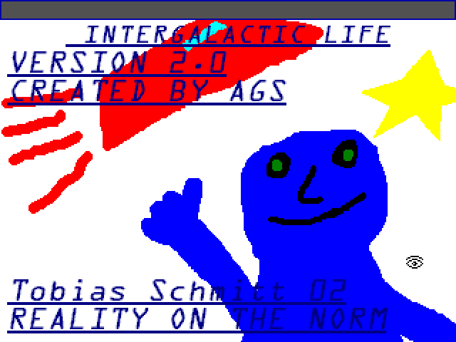 Intergalactic Life 2.0 (Windows) screenshot: Title Screen
