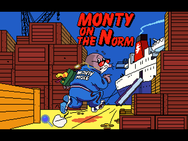 Monty on the Norm (Windows) screenshot: Title Screen