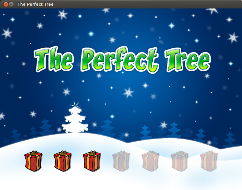The Perfect Tree (Linux) screenshot: Loading screen