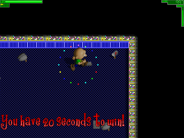 Dr. Lunatic Supreme with Cheese (Windows) screenshot: Some levels are timed