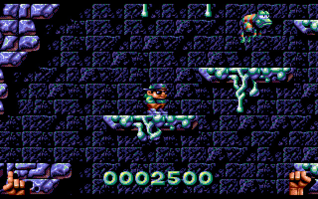 Magic Pockets (Amiga) screenshot: Frogs?