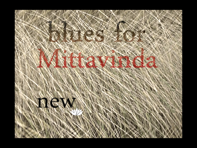 Blues for Mittavinda (Windows) screenshot: Title screen