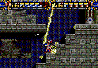 Alisia Dragoon (Genesis) screenshot: Wait until your magic gauge is completely filled to unleash a massive blast.