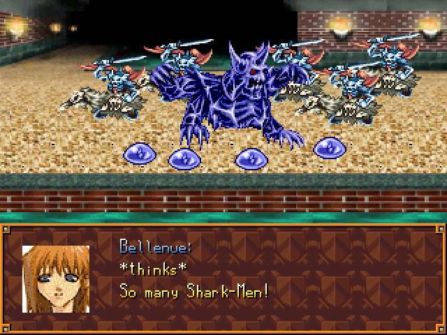 Blades of Heaven (Windows) screenshot: Yep, many enemies.