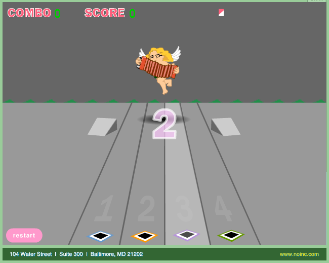 Screenshot of Accordion Hero (Browser, 2006) MobyGames