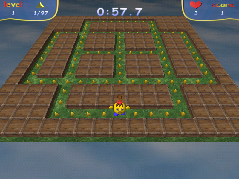 SkyMaze (Windows) screenshot: Baby Trip: start of the game