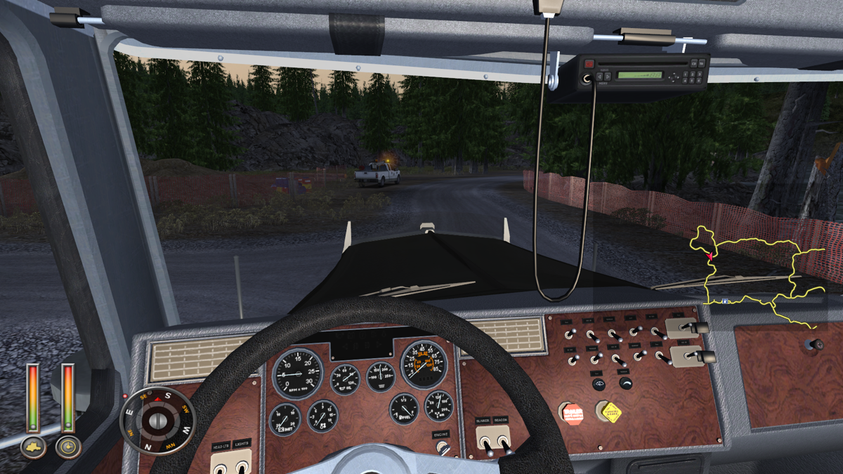 18 Wheels of Steel: Extreme Trucker 2 (Windows) screenshot: The new mini map