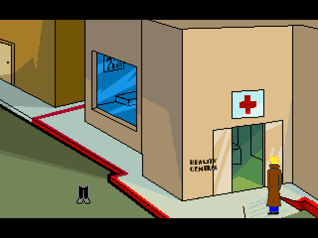 Paranormal Investigation (Windows) screenshot: At the hospital's entrance