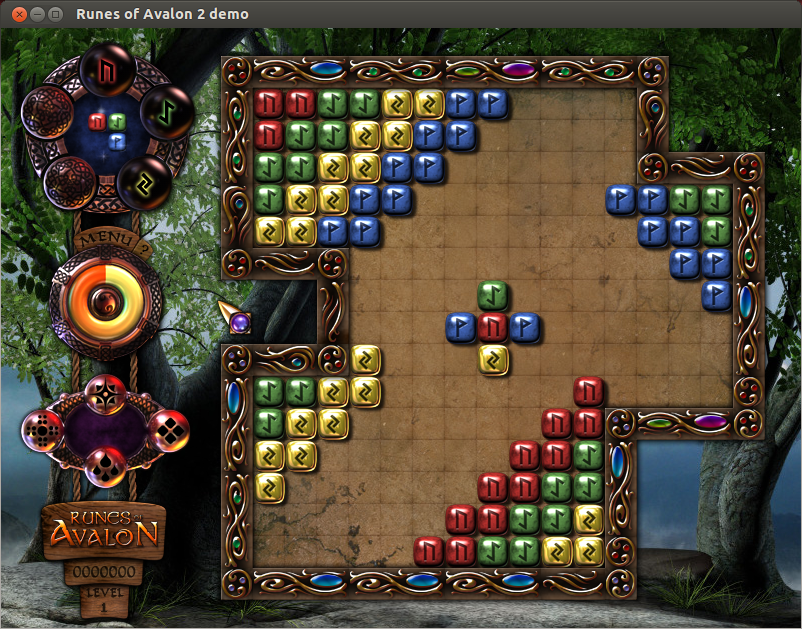 Runes of Avalon 2 (Linux) screenshot: The first level