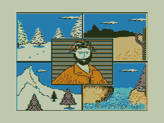 Indiana Jim (TRS-80 CoCo) screenshot: Areas to Explore