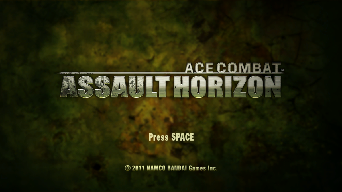 Ace Combat: Assault Horizon - Enhanced Edition (Windows) screenshot: Title screen
