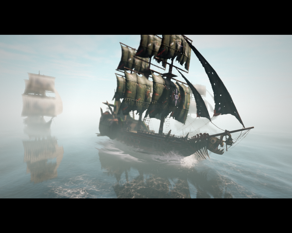Risen 3: Titan Lords (Windows) screenshot: Intro: sailing off, searching for adventure... ahh, the joy!..