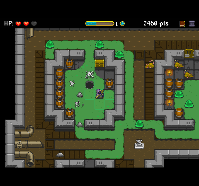 Screenshot of The Wizard (Browser, 2014) MobyGames