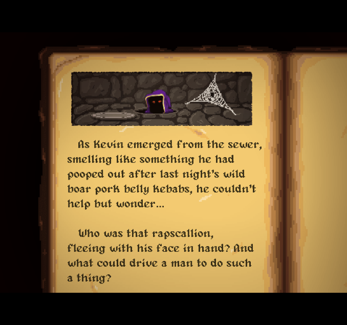 The Wizard (Browser) screenshot: The story is told between the levels