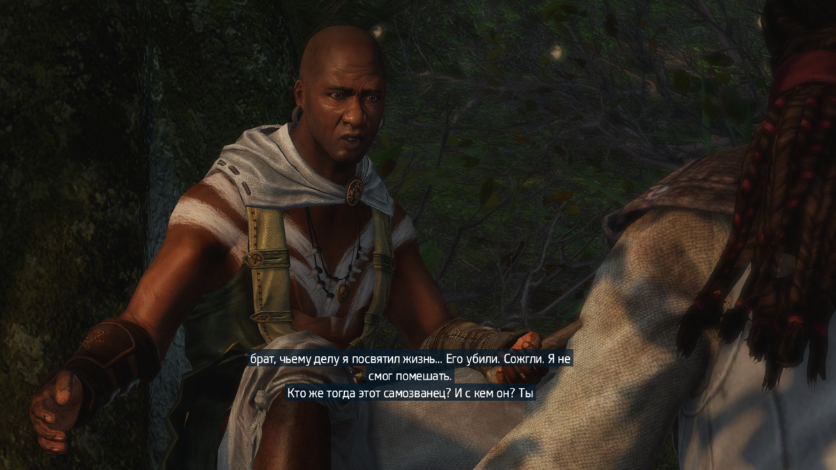 Assassin's Creed III: Liberation (Windows) screenshot: Aveline's mentor
