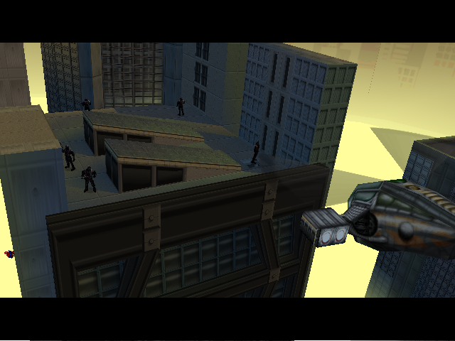 Spider-Man (Dreamcast) screenshot: The Jade Syndicate, a criminal group dedicated to the bank robbery.