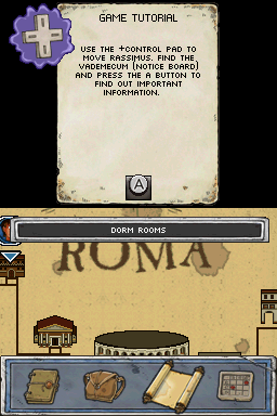 Horrible Histories: Ruthless Romans (Nintendo DS) screenshot: Game Tutorial
