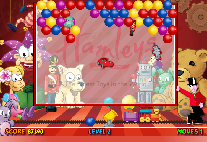 Magic Toy Factory (Browser) screenshot: Another toys falling