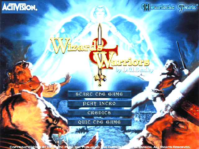 Wizards & Warriors (Windows) screenshot: Title screen