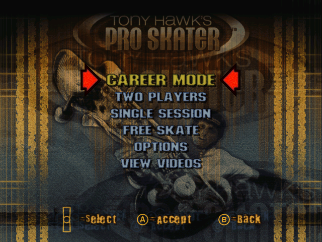 Screenshot of Tony Hawk's Pro Skater (Dreamcast, 1999) - MobyGames