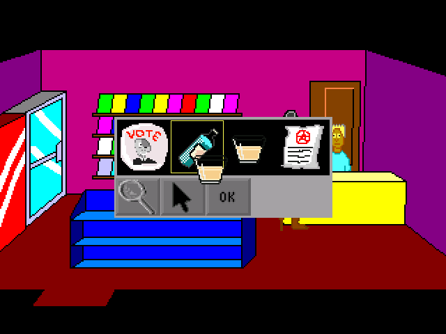 The Lost Treasure of RON (Windows) screenshot: Combining the items in inventory