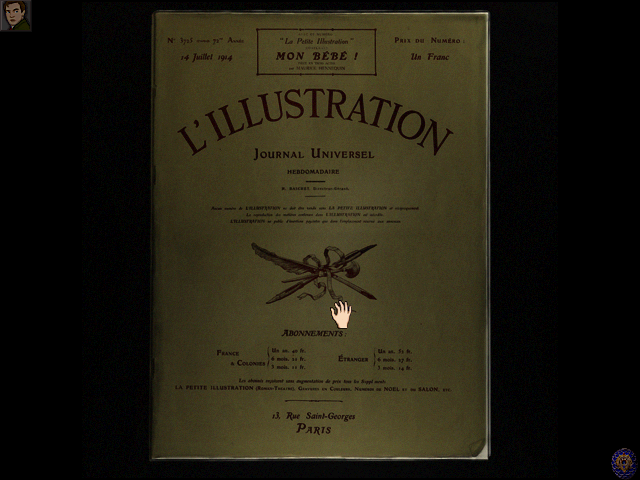 The Last Express (DOS) screenshot: L'illustration Journal