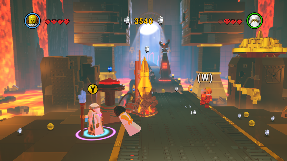 The LEGO Movie Videogame (Windows) screenshot: Lord Business has come to take away the Kragle