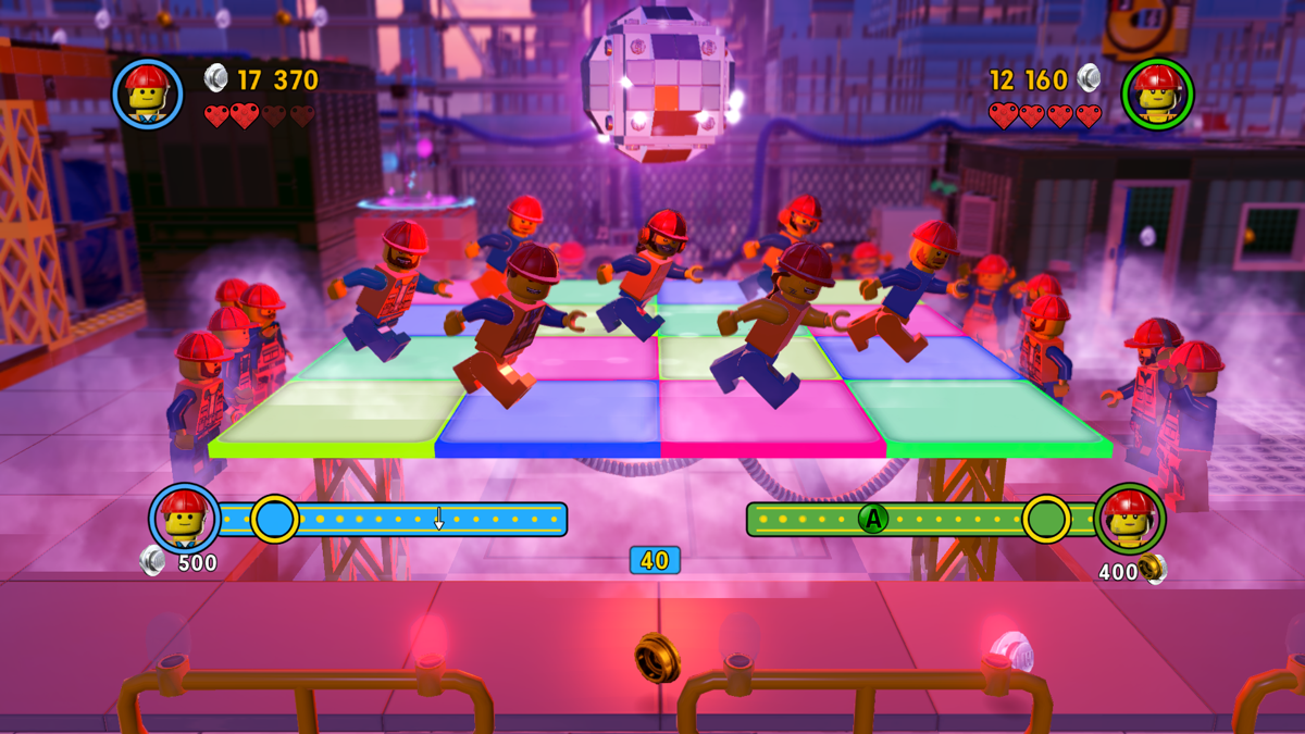 The LEGO Movie Videogame (Windows) screenshot: Dancing mini-game