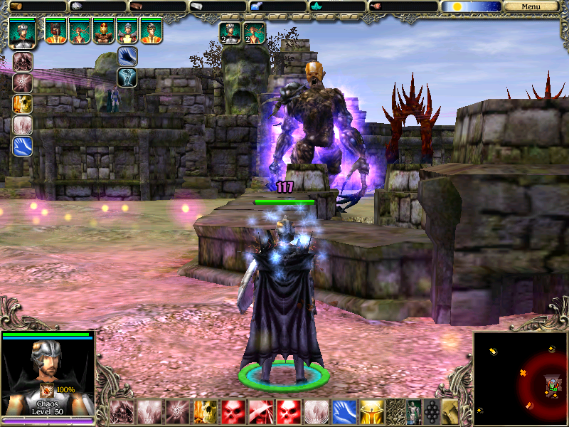 SpellForce: Shadow of the Phoenix (Windows) screenshot: The Bone Temple