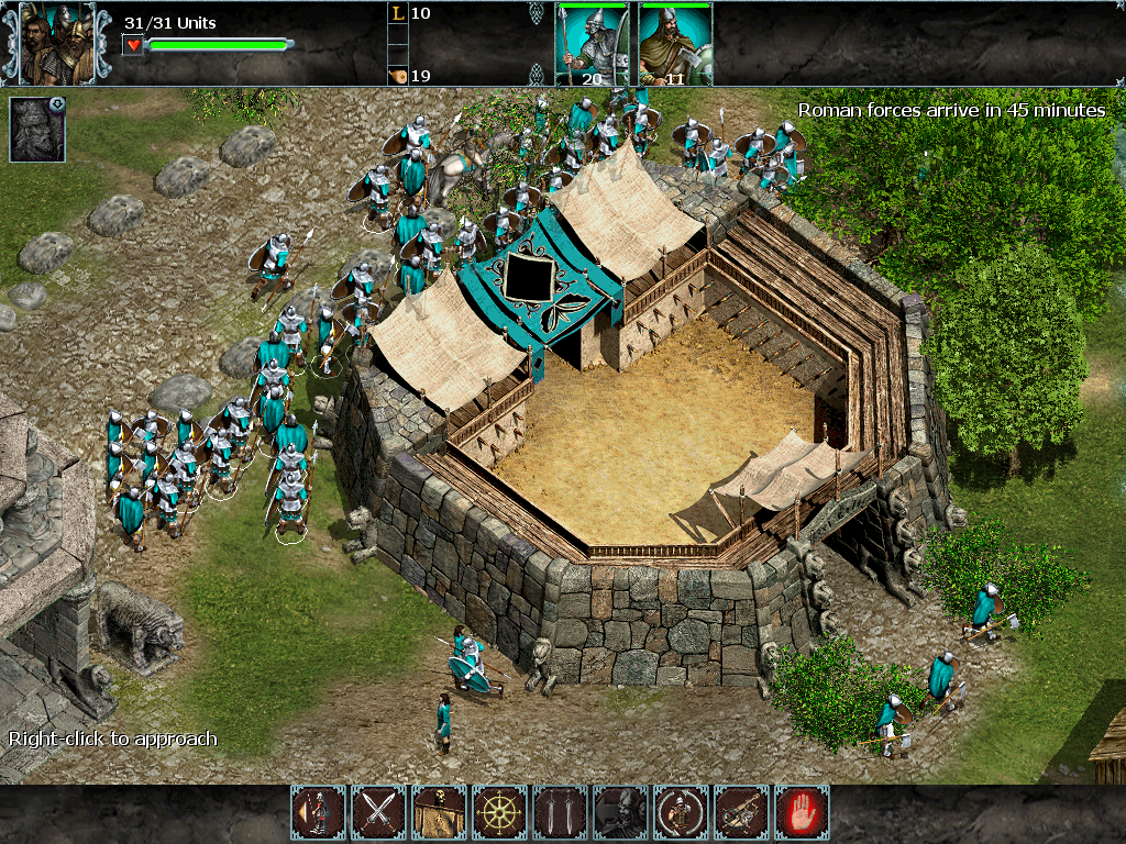 Nemesis of the Roman Empire (Windows) screenshot: Arena