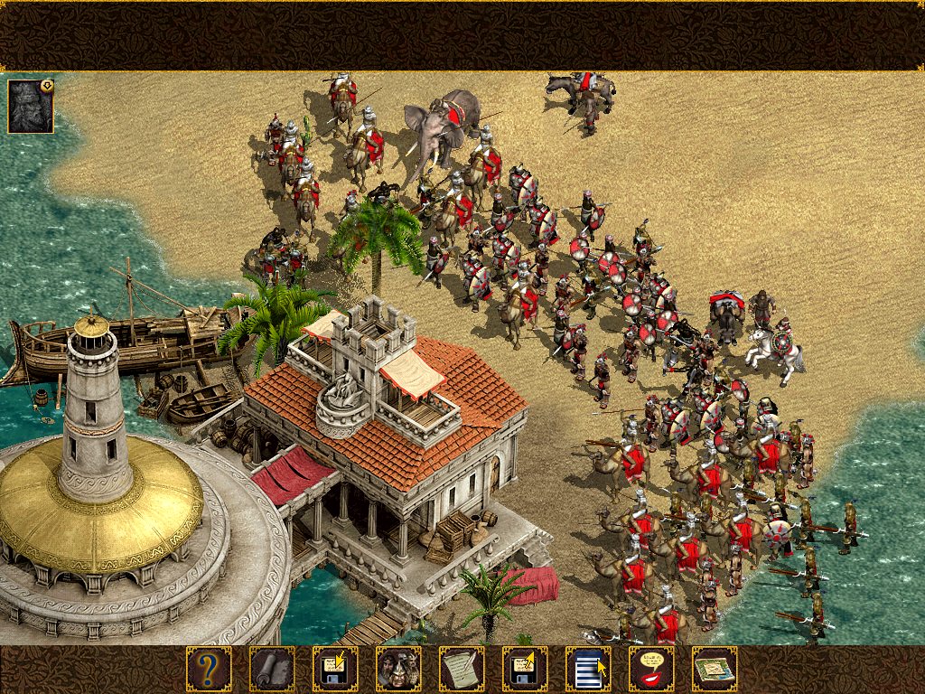 Nemesis of the Roman Empire (Windows) screenshot: Shipyard captured