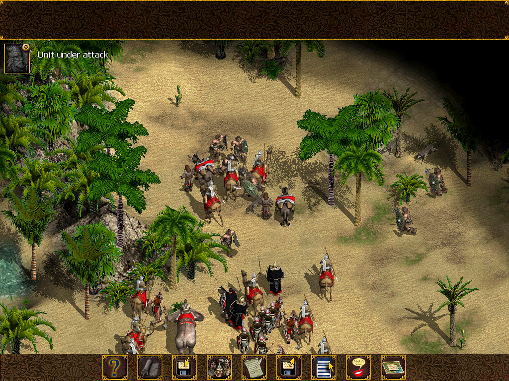 Nemesis of the Roman Empire (Windows) screenshot: Dealing with the scouts