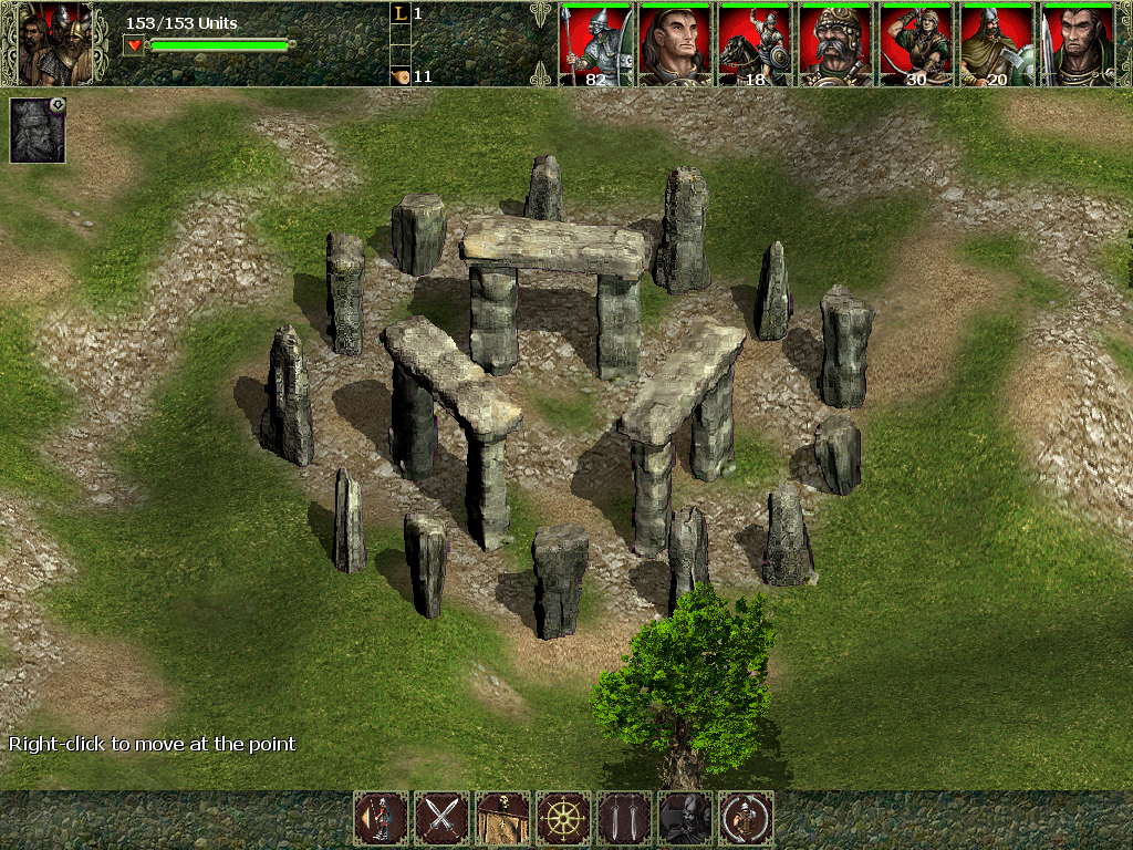 Nemesis of the Roman Empire (Windows) screenshot: Stone circle