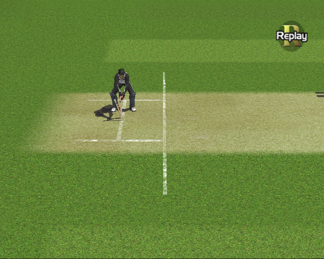 Brian Lara International Cricket 2005 (PlayStation 2) screenshot: There are extensive replays of dismissals too