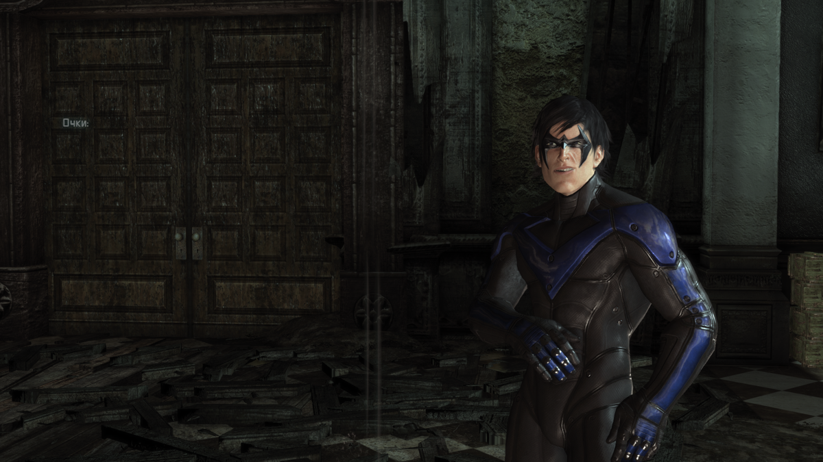 Batman: Arkham City - Nightwing Bundle Pack (Windows) screenshot: Nightwing may look arrogant, but he's got some cool moves and new gadgets