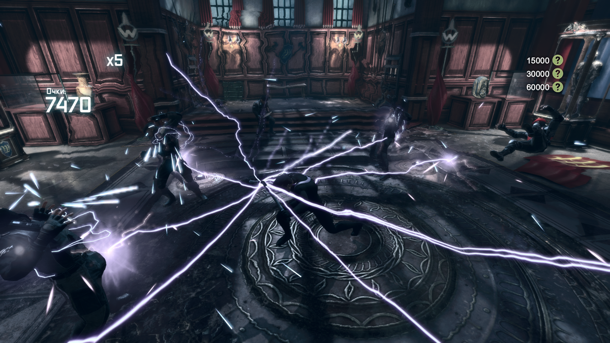 Batman: Arkham City - Nightwing Bundle Pack (Windows) screenshot: Nightwing's electric special move