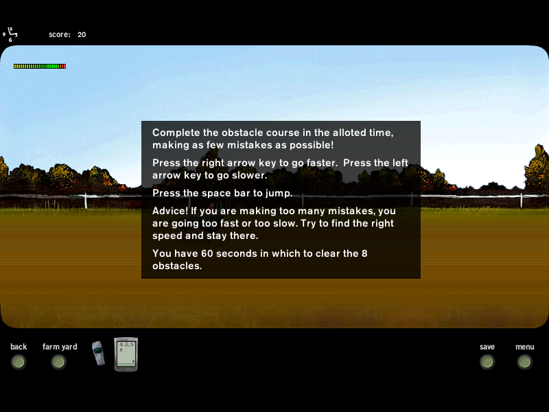 Nikki: The First Adventure (Windows) screenshot: Riding instructions