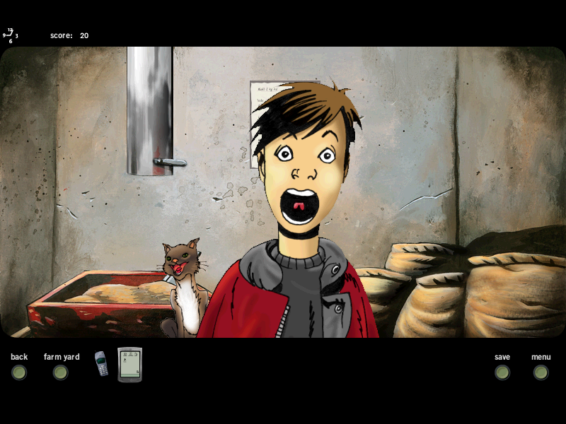 Nikki: The First Adventure (Windows) screenshot: Feeding room surprise